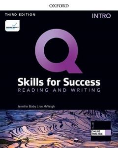 Q： Skills for Success 3／E： Reading and Writing Intro Student Book with iQ Online Practice