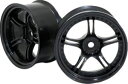 SSR Professor SPX WHEEL オフセット8(深リム)ブラック(2pcs) WW-0508BK RCパーツ