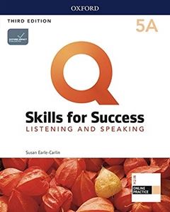 Q： Skills for Success 3／E： Listening and Speaking Level 5 Student Book A with iQ Online Practice