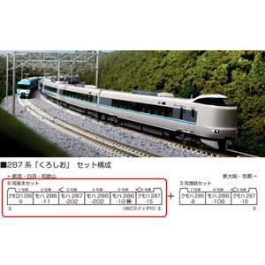 JR西日本287系 くろしお6両基本セット 10-1179S Nゲージ【予約】