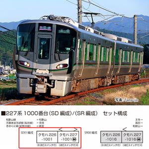 JR西日本227系1000番台(SD編成) 2両セット 10-1904 Nゲージ