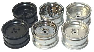 Mini Classic Dish-I【deep face】offset8 マットシルバー TMW-084MS RCパーツ