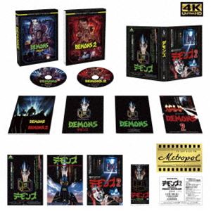 デモンズ1アンド2ノ4ケイリマスターウルトラエイチディーパーフェクトボックスUltra HD Blu-ray発売日2022/7/13詳しい納期他、ご注文時はご利用案内・返品のページをご確認くださいジャンル洋画ホラー　監督ランベルト・バーヴァ出演ウルバノ・バルベリーニナターシャ・ホーヴェイデヴィッド・ナイトナンシー・ブリッリ収録時間358分組枚数2関連キーワード：ナターシャホーヴェイ商品説明「デモンズ 1＆2」4Kリマスター・Ultra HDパーフェクトBOX（初回生産限定商品）デモンズ1アンド2ノ4ケイリマスターウルトラエイチディーパーフェクトボックス4Kで今蘇る“デモンズ・ショック”!スプラッタホラー「デモンズ」「デモンズ2」の2作を4Kリマスター、各国版本編バージョン、豪華特典満載によりUltra HD Blu-ray化。※こちらの商品は【Ultra HD Blu-ray】のため、対応する機器以外での再生はできません。封入特典三方背BOX／2面デジパック仕様／オリジナルブックレット／「デモンズ」劇場パンフレット復刻縮刷版／「デモンズ」プレスシート復刻縮刷版／「デモンズ」B5チラシ縮刷版セット／「デモンズ」前売券（半券）レプリカ／「デモンズ2」プレスシート復刻縮刷版／「デモンズ2」試写状／「デモンズ2」B5チラシ縮刷版／“メトロポール劇場”招待状レプリカ特典映像音声解説／予告編集／レーザーディスク版本編／Produced by Dario Argento：ダリオ・アルジェント監督作品のビジュアル・エッセイ／Dario’s Demon Days：ダリオ・アルジェント監督インタビュー映像／Defining an Era in Music：音楽クラウディオ・シモネッティ インタビュー映像 ほか関連商品80年代洋画商品スペック 種別 Ultra HD Blu-ray JAN 4571519906962 画面サイズ ビスタ カラー カラー 製作国 イタリア 字幕 日本語 音声 英語DTS-HD Master Audio（5.1ch）　英語DTS-HD Master Audio（ステレオ）　伊語DTS-HD Master Audio（5.1ch）　伊語DTS-HD Master Audio（ステレオ） 販売元 TCエンタテインメント登録日2022/02/25