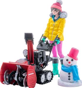 PLAMAX MF-62 minimum factory みのり with ホンダ小型除雪機 HSS1170n（JX）【再販】 組み立て式プラモデル