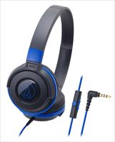 audio-technica／スマートホン用ポータブルヘッドホン／ATH-S100iS BBL