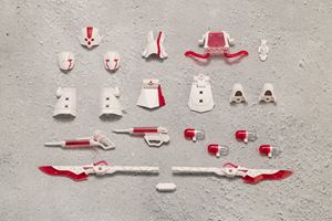 無限邂逅メガロマリア メタモルフォーゼユニット エクスアーマー ホワイトナース プラモデルパーツ