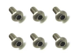 2×5 チタンヘックスボタンビス 6本入 NTR-205 RCパーツ