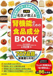 上月正博／監本詳しい納期他、ご注文時はご利用案内・返品のページをご確認ください出版社名日本文芸社出版年月2023年05月サイズ159P 21cmISBNコード9784537221008生活 ダイエット 食品成分・カロリーブック商品説明上月式名医が教える腎機能のための食品成分BOOK 腎臓病の予防や食事療法に役立つ 707品目の栄養素を掲載!コウズキシキ メイイ ガ オシエル ジンキノウ ノ タメ ノ シヨクヒン セイブン ブツク コウズキシキ／メイイ／ガ／オシエル／ジンキノウ／ノ／タメ／ノ／シヨクヒン／セイブン／BOOK ジンゾウビヨウ ノ ヨボウ ヤ...※ページ内の情報は告知なく変更になることがあります。あらかじめご了承ください登録日2023/04/26