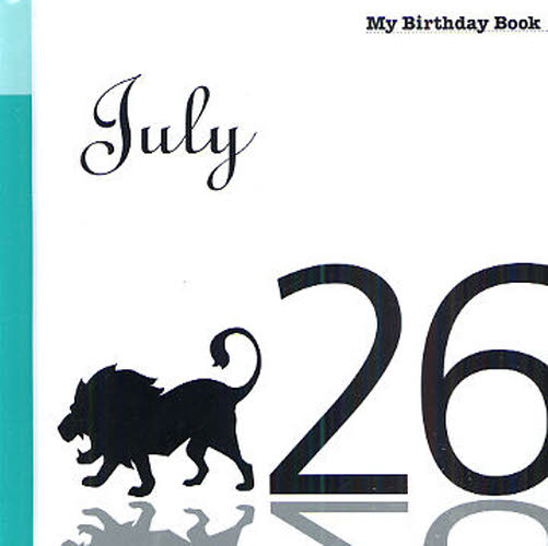マイ・バースデー・ブック 7月26日