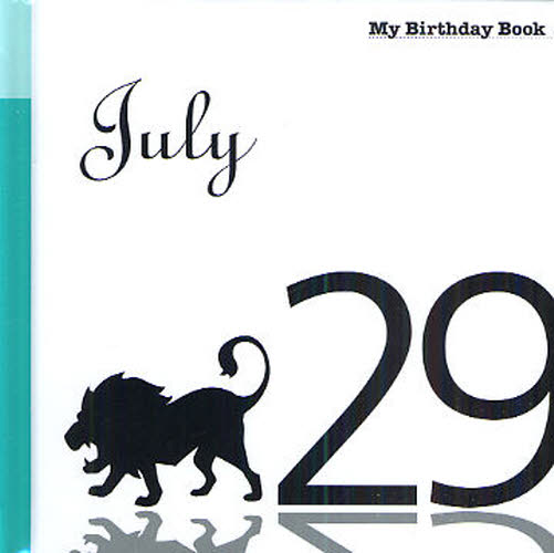 マイ・バースデー・ブック 7月29日