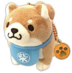 忠犬もちしばぬいぐるみBCチャームもなか