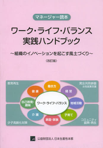 日本生産性本部／編 次世代のための民間運動〜ワーク・ライフ・バランス推進会議〜／編本詳しい納期他、ご注文時はご利用案内・返品のページをご確認ください出版社名日本生産性本部出版年月2012年04月サイズ61P 21cmISBNコード9784883724291経営 経営管理 労務厚生商品説明ワーク・ライフ・バランス実践ハンドブック マネージャー読本 組織のイノベーションを起こす風土づくりワ-ク ライフ バランス ジツセン ハンドブツク マネ-ジヤ- ドクホン ソシキ ノ イノベ-シヨン オ オコス フウドズクリ※ページ内の情報は告知なく変更になることがあります。あらかじめご了承ください登録日2013/04/04