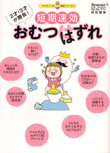 たまひよこっこクラブ／編ママ＆パパの実感アドバイス本詳しい納期他、ご注文時はご利用案内・返品のページをご確認ください出版社名ベネッセコーポレーション出版年月2009年06月サイズ151P 21cmISBNコード9784828864402生活 しつけ子育て 育児商品説明短期速効おむつはずれ 2才・3才が勝負!タンキ ソツコウ オムツハズレ ニサイ サンサイ ガ シヨウブ ママ アンド パパ ノ ジツカン アドバイス※ページ内の情報は告知なく変更になることがあります。あらかじめご了承ください登録日2013/04/04