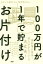 100万円が1年で貯まるお片付け