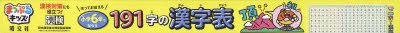 小学6年でならう191字の漢字表