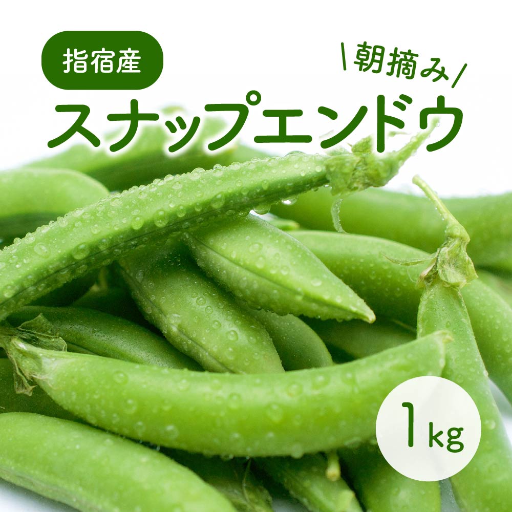 送料無料 鹿児島県 指宿産 スナップエンドウ 1kg 朝摘み 新鮮 産地直送 生産量 日本一 スナップえんど..