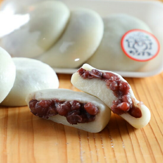 送料無料 こだわりの手作りあんこ！あんこ餅　1kg(10個） もち あんこ 小豆 手作り 和菓子 スイーツのサムネイル