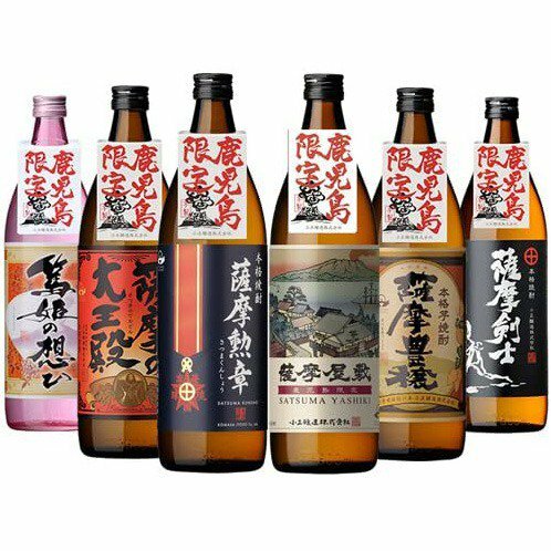 【送料無料】 鹿児島限定焼酎 飲み比べ 900ml×6本 セット 贈答 芋焼酎 日置市 焼酎 酒 お酒 薩摩豊穣 薩摩勲章 薩摩屋敷 薩摩剣士 薩摩の大王殿 鹿児島 限定焼酎 ご当地 飲み比べセット 誕生日 還暦 内祝い 家飲み ギフト お中元 御中元 小正醸造