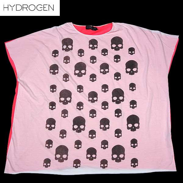 nChQ HYDROGEN fB[X gbvX Ci[ Jbg\[ C[hJbg\[ TVc TVc XJS zCg^sN 121104 OVERSKULL BIANCO/FUCSIA 13Syzysmtb-TKz