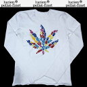 ルシアンペラフィネ lucien pellat-finet レディース トップス ロンT 長袖 ロゴ レインボーカラーヘンプロゴ付ロングTシャツ マルチカラー ...