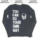 ルシアンペラフィネ lucien pellat-finet レディース トップス ロンT 長袖 ロゴ ランゲージロゴ/スカルロゴプリント付ロングTシャツ EVF...