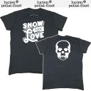 ルシアンペラフィネ lucien pellat-finet メンズ トップス Tシャツ 半袖 ロゴ バックスカル・メッセージ付きTシャツ ブラック 色違い(ホワ...