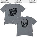 ルシアンペラフィネ lucien pellat-finet レディース トップス Tシャツ 半袖 ロゴ バックスカルビックロゴ・ランゲージプリントTシャツ グレ...