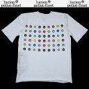 ルシアンペラフィネ lucien pellat-finet レディース トップス Tシャツ 半袖 マルチカラーヘンプスモールロゴプリント付Tシャツ ホワイト E...