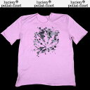ルシアンペラフィネ lucien pellat-finet レディース トップス Tシャツ 半袖 ロゴ スモッグカモ柄ヘンプリーフロゴ付Tシャツ パープル EV...
