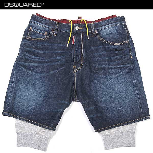 ディースクエアード　ショートデニムパンツ　ハーフパンツ　インディゴ　46 楽天市場】ディースクエアード ハーフパンツの通販