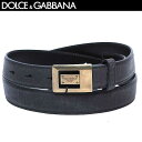 ドルチェ＆ガッバーナ DOLCE&GABBANA メンズ 小物 ベルト レザーベルト ドルガバ ロゴゴールドプレートバックルベルト ユニセックス可 ブラック 黒 BC3845 A1104 80999 13A (R33800)【送料無料】【smtb-TK】