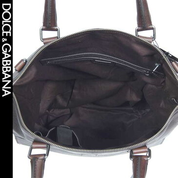 ドルチェ&ガッバーナ DOLCE&GABBANA メンズ バッグ 鞄 レザーバッグ トートバッグ 縦長トートバッグ マルチポケット ドルガバロゴプレート付きレザートートバッグ ユニセックス可 ブラウン 茶 BM0980 A7090 80051 13A (R133400)【送料無料】【smtb-TK】