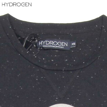 ハイドロゲン HYDROGEN レディース ヘリテイジ スカル カットソー 長袖 ロンT ブラック 131057 NERO 007 13A【送料無料】【smtb-TK】
