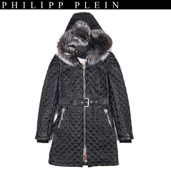 フィリッププレイン PHILIPP PLEIN レディース アウター ジャケット コート 裏地総柄・表地キルティン..