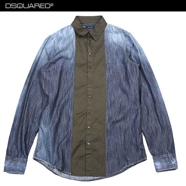 ディースクエアード DSQUARED2 メンズ ダンガリーシャツ デニムシャツ S74DL0570 S30114 470 14S (R68800)【送料無料】【smtb-TK】