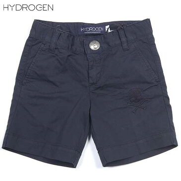 ハイドロゲン HYDROGEN キッズ ストレッチ ハーフチノパンツ ショートパンツ 142510 013 BLUE NAVY 14S (R23100)【送料無料】【smtb-TK】