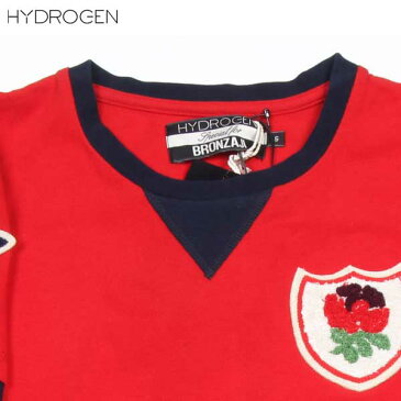 ハイドロゲン HYDROGEN レディース 女性 BRONZAJI スカル 長袖 Tシャツ ロング ロンT 赤 RED レッド 149004 002 ROSSO 14S