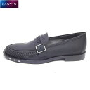 ランバン LANVIN メンズ シューズ 靴 レザーシューズ スリッポン ローファー スタッズ付きイントレチャートローファー ブラック 黒 BWMT SAV 1...
