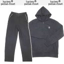 ルシアンペラフィネ lucien pellat-finet メンズ セットアップ上下組 トップス パンツ ロゴ カシミヤ・スカル/ヘンプロゴ刺繍付きセットアップ...