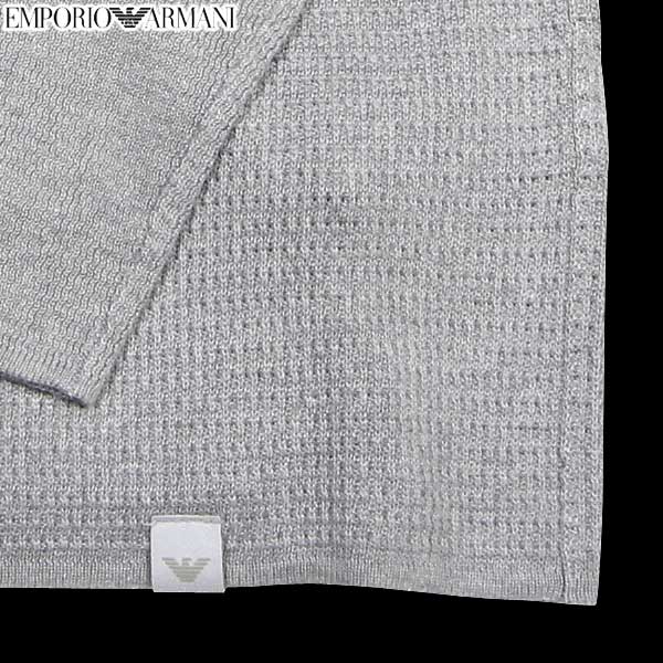 エンポリオアルマーニ EMPORIO ARMANI メンズ トップス ニット セーター ロゴ シル...