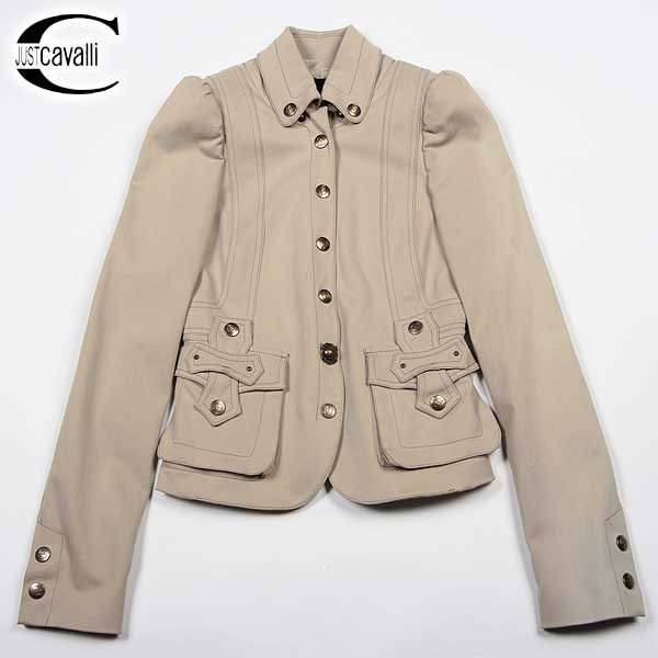 樂天商城 - ジャストカバリ JUST Cavalli レディース ストレッチコットン ジャケット QO6550 41929 805 7A (R119000)【送料無料】【smtb-TK】