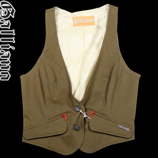 樂天商城 - ガリアーノ JOHN GALLIANO レディース ジレベスト 20024 g 10A (R29800)【送料無料】【smtb-TK】
