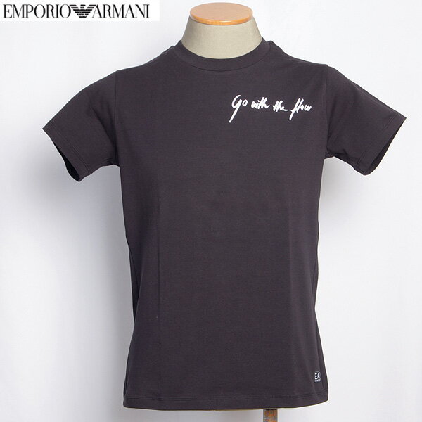 エンポリオアルマーニ EMPORIO ARMANI レディース トップス Tシャツ 半袖 カットソー ロゴ ランゲージロゴプリント・裾EA7ロゴタグ付Tシャツ 283042-8S107 (R18800) 【送料無料】【smtb-TK】