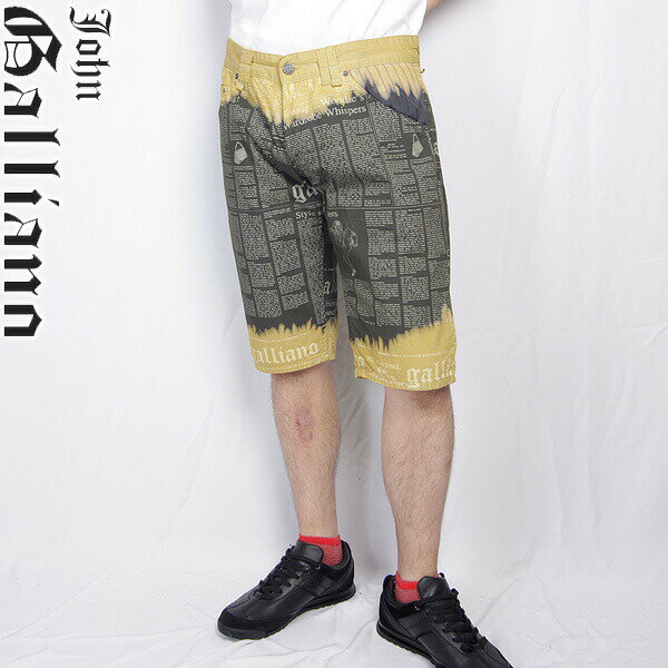 ジョンガリアーノ galliano ショートパンツ ハーフ L サイズ