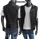 ディーゼル ディーゼル DIESEL メンズ トップス アウター ベスト レザーベスト レザー切り替えしデザイン・レザーベスト皮 00CNV3 00JUL 900 LIMAYA GIACCA (R109900)【送料無料】【smtb-TK】