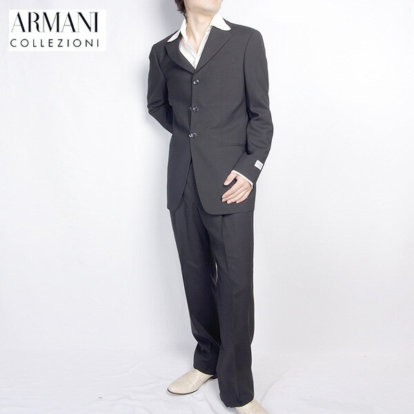 アルマーニ コレッツォーニ ARMANI COLLEZIONI メンズ スーツ セットアップ フラップポケット ノッチド..