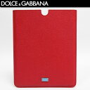 ドルチェ&ガッバーナ DOLCE&GABBANA 小物 iPadケース 型押しレザー ロゴメタルプレート イタリア製 レッド 赤BP1605 A3G15 ROS...