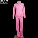 エンポリオアルマーニ EMPORIO ARMANI レディース アウター ジャケット ボトムス ジャージ セットアップ EA7ロゴ スタンドカラー ピンク 28...