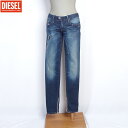 ディーゼル DIESEL レディース パンツ ボトムス クラッシュ加工・スタイルアップ/マルチジップデザインスキニーデニム ブルー 00CTYU-0069J-0...