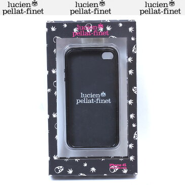 ルシアンペラフィネ lucien pellat-finet ユニセックス iPhone 4S アイフォンケース DIA01 ブラック 黒 (R900)